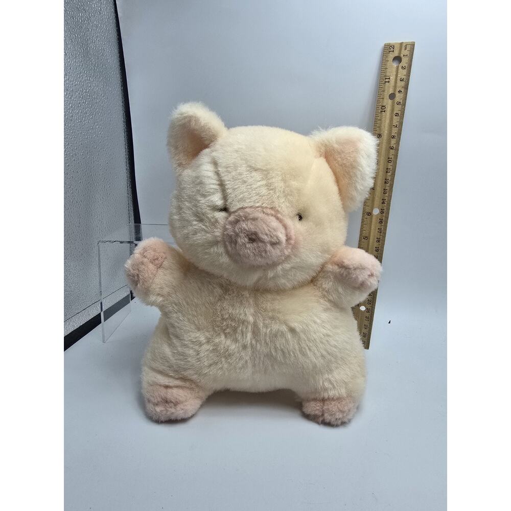 Sanrio Zashikibuta Pink Pig Vintage Soft Plush Japan